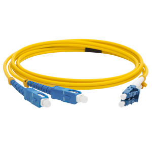 LANMASTER optical patch cord, LSZH, LC/UPC-SC/UPC, SM